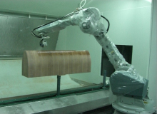 木质音箱机器人喷涂设备